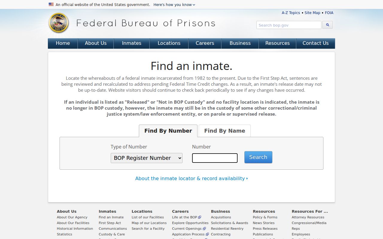Brawley resident lookup view of California incarcerated person locator